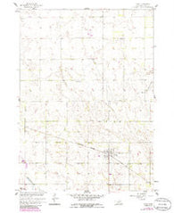 Page Nebraska Historical topographic map, 1:24000 scale, 7.5 X 7.5 Minute, Year 1958