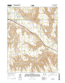 Palisade Nebraska Current topographic map, 1:24000 scale, 7.5 X 7.5 Minute, Year 2014