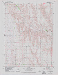 Palisade NE Nebraska Historical topographic map, 1:24000 scale, 7.5 X 7.5 Minute, Year 1974