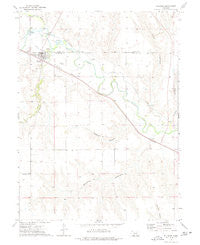 Palisade Nebraska Historical topographic map, 1:24000 scale, 7.5 X 7.5 Minute, Year 1973