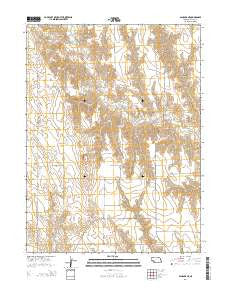Palisade NE Nebraska Current topographic map, 1:24000 scale, 7.5 X 7.5 Minute, Year 2014