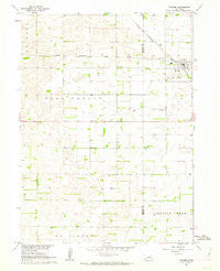Palmer Nebraska Historical topographic map, 1:24000 scale, 7.5 X 7.5 Minute, Year 1961