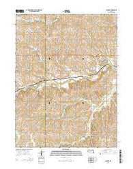 Palmyra Nebraska Current topographic map, 1:24000 scale, 7.5 X 7.5 Minute, Year 2014
