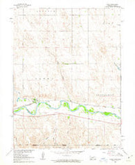 Parks Nebraska Historical topographic map, 1:24000 scale, 7.5 X 7.5 Minute, Year 1961