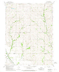 Paul Nebraska Historical topographic map, 1:24000 scale, 7.5 X 7.5 Minute, Year 1966