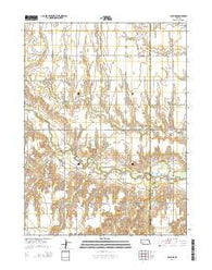 Pauline Nebraska Current topographic map, 1:24000 scale, 7.5 X 7.5 Minute, Year 2014