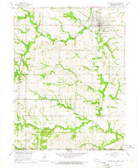 Pawnee City Nebraska Historical topographic map, 1:24000 scale, 7.5 X 7.5 Minute, Year 1965
