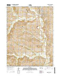 Pawnee City Nebraska Current topographic map, 1:24000 scale, 7.5 X 7.5 Minute, Year 2014