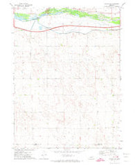 Paxton SW Nebraska Historical topographic map, 1:24000 scale, 7.5 X 7.5 Minute, Year 1971