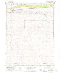 Paxton South Nebraska Historical topographic map, 1:24000 scale, 7.5 X 7.5 Minute, Year 1971