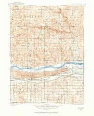 Paxton Nebraska Historical topographic map, 1:125000 scale, 30 X 30 Minute, Year 1898