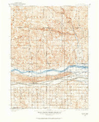 Paxton Nebraska Historical topographic map, 1:125000 scale, 30 X 30 Minute, Year 1898