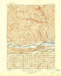 Paxton Nebraska Historical topographic map, 1:125000 scale, 30 X 30 Minute, Year 1901