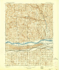 Paxton Nebraska Historical topographic map, 1:125000 scale, 30 X 30 Minute, Year 1901