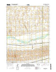 Paxton North Nebraska Current topographic map, 1:24000 scale, 7.5 X 7.5 Minute, Year 2014