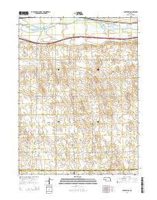 Paxton SW Nebraska Current topographic map, 1:24000 scale, 7.5 X 7.5 Minute, Year 2014