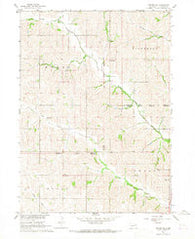 Pender NE Nebraska Historical topographic map, 1:24000 scale, 7.5 X 7.5 Minute, Year 1966