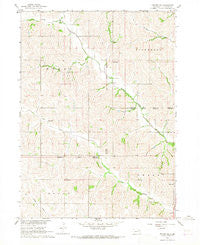 Pender NE Nebraska Historical topographic map, 1:24000 scale, 7.5 X 7.5 Minute, Year 1966