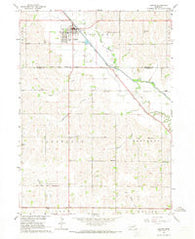 Pender Nebraska Historical topographic map, 1:24000 scale, 7.5 X 7.5 Minute, Year 1966