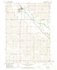 Pender Nebraska Historical topographic map, 1:24000 scale, 7.5 X 7.5 Minute, Year 1966