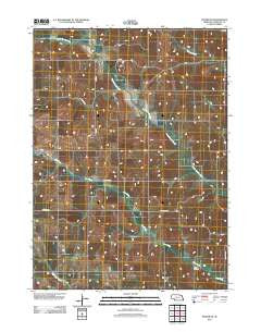 Pender NE Nebraska Historical topographic map, 1:24000 scale, 7.5 X 7.5 Minute, Year 2011