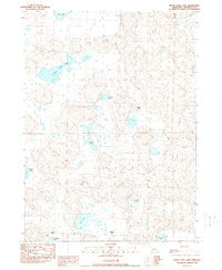 Peter Long Lake Nebraska Historical topographic map, 1:24000 scale, 7.5 X 7.5 Minute, Year 1989