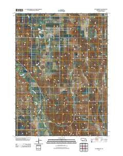 Petersburg Nebraska Historical topographic map, 1:24000 scale, 7.5 X 7.5 Minute, Year 2011