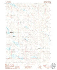 Philbrick Lake Nebraska Historical topographic map, 1:24000 scale, 7.5 X 7.5 Minute, Year 1985