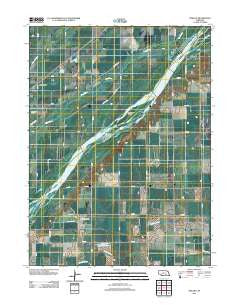 Phillips Nebraska Historical topographic map, 1:24000 scale, 7.5 X 7.5 Minute, Year 2011