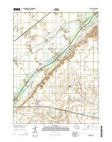 Phillips Nebraska Current topographic map, 1:24000 scale, 7.5 X 7.5 Minute, Year 2014