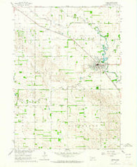 Pierce Nebraska Historical topographic map, 1:24000 scale, 7.5 X 7.5 Minute, Year 1963