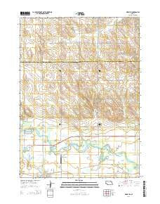 Pierce SE Nebraska Current topographic map, 1:24000 scale, 7.5 X 7.5 Minute, Year 2014