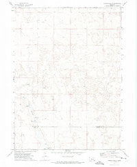 Pierson Ranch Nebraska Historical topographic map, 1:24000 scale, 7.5 X 7.5 Minute, Year 1972