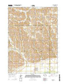 Pilger Nebraska Current topographic map, 1:24000 scale, 7.5 X 7.5 Minute, Year 2014
