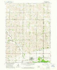 Pilger Nebraska Historical topographic map, 1:24000 scale, 7.5 X 7.5 Minute, Year 1963