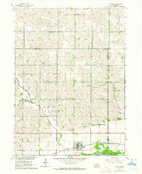 Pilger Nebraska Historical topographic map, 1:24000 scale, 7.5 X 7.5 Minute, Year 1963
