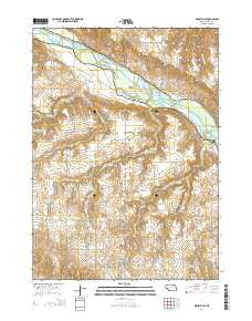 Pishelville Nebraska Current topographic map, 1:24000 scale, 7.5 X 7.5 Minute, Year 2014
