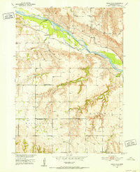 Pishelville Nebraska Historical topographic map, 1:24000 scale, 7.5 X 7.5 Minute, Year 1950