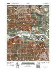 Plattsmouth Nebraska Historical topographic map, 1:24000 scale, 7.5 X 7.5 Minute, Year 2010