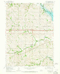 Pleasant Dale Nebraska Historical topographic map, 1:24000 scale, 7.5 X 7.5 Minute, Year 1964