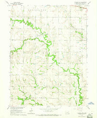 Pleasant Hill Nebraska Historical topographic map, 1:24000 scale, 7.5 X 7.5 Minute, Year 1964
