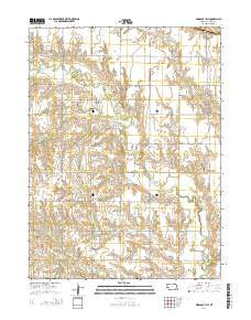 Pleasant Hill Nebraska Current topographic map, 1:24000 scale, 7.5 X 7.5 Minute, Year 2014