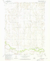Pleasanton SE Nebraska Historical topographic map, 1:24000 scale, 7.5 X 7.5 Minute, Year 1962