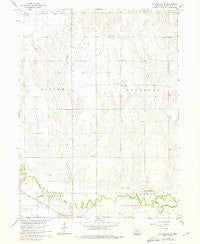 Pleasanton SE Nebraska Historical topographic map, 1:24000 scale, 7.5 X 7.5 Minute, Year 1962