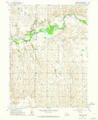 Pleasanton Nebraska Historical topographic map, 1:24000 scale, 7.5 X 7.5 Minute, Year 1962