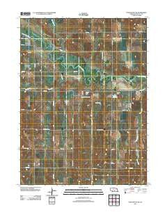 Pleasanton NW Nebraska Historical topographic map, 1:24000 scale, 7.5 X 7.5 Minute, Year 2011