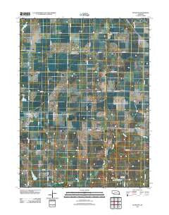 Plymouth Nebraska Historical topographic map, 1:24000 scale, 7.5 X 7.5 Minute, Year 2011