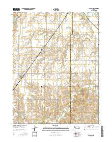 Plymouth Nebraska Current topographic map, 1:24000 scale, 7.5 X 7.5 Minute, Year 2014