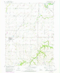 Plymouth Nebraska Historical topographic map, 1:24000 scale, 7.5 X 7.5 Minute, Year 1957