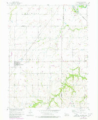 Plymouth Nebraska Historical topographic map, 1:24000 scale, 7.5 X 7.5 Minute, Year 1957